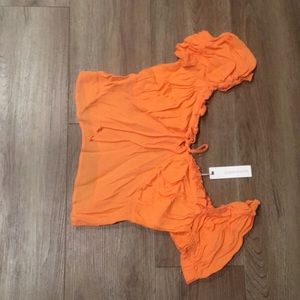 Peach new with tags top size small